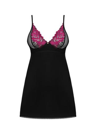 Rosenty chemise obsessive нереально красивый пеньюар с кружевом роз4 фото