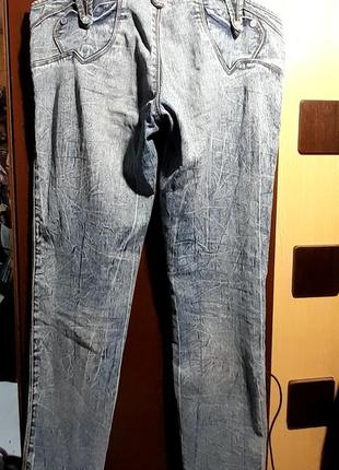 Крутые брендовые стильные стрейчевые джинсы4 фото