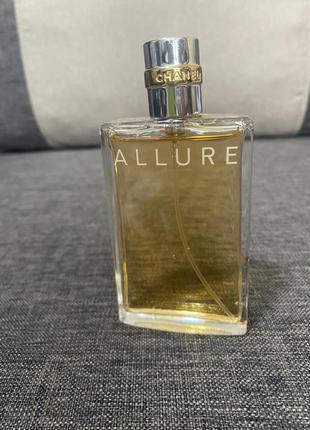Chanel allure туалетна вода 50 мл без коробки, оригінал