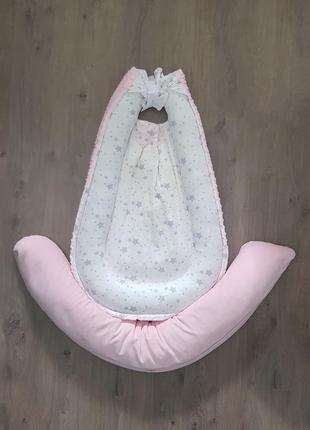 Гніздечко ліжечко подушка для новонародженого кокон для вагітних