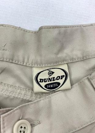 Брюки чиносы dunlop, качественные, светлые8 фото