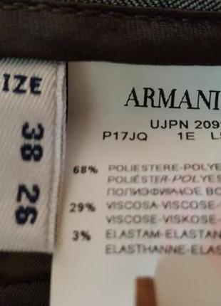 Бомба!бесподобные дорогие брюки"armani jeans"италия 386 фото