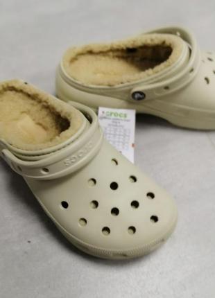 Crocs classic platform lined clog, оригинал2 фото