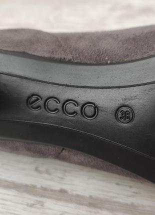 Туфли женские на каблуке р. 38 "ecco"9 фото