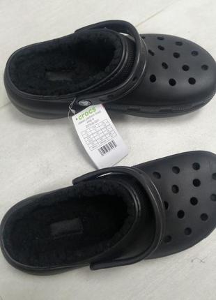 Crocs classic platform lined clog, оригинал3 фото