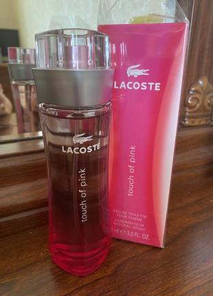 Розпив туалетної води touch of pink lacoste,оригінал