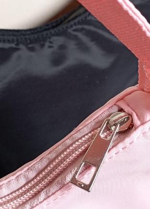 Сумка текстильная новая розовая маленькая вместительная3 фото