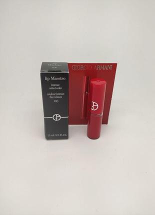 Рідка помада для губ giorgio armani lip maestro2 фото