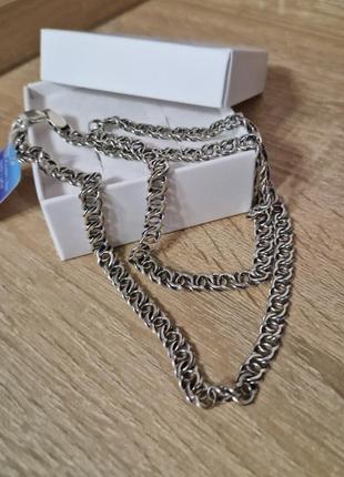 Чоловічий срібний ланцюжок