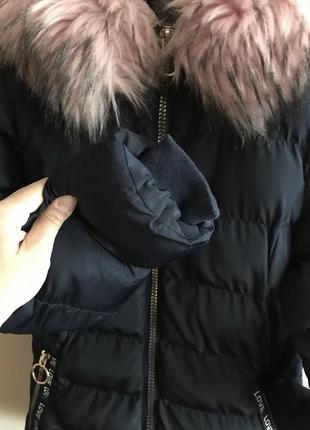 Куртка зимова, парка, пальто курточка next пуховик3 фото