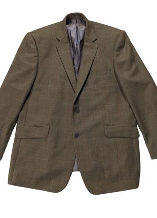 Brook taverner винтажный твидовый пиджак елочка | herringbone