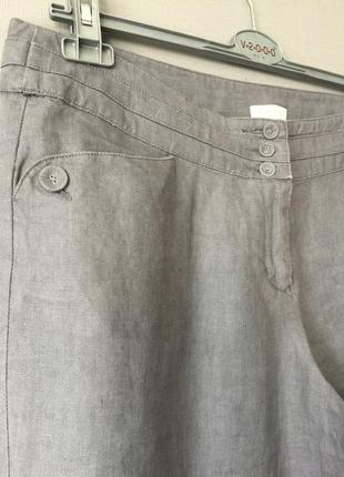Льняные брюки monsoon 16--52 размер.6 фото