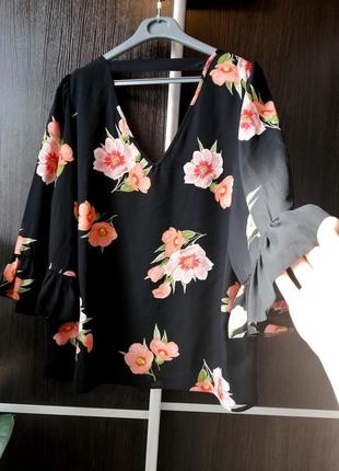 Красивая блуза блузка цветы. dorothy perkins7 фото