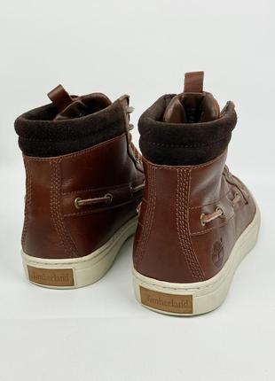 Класичні кросівки / черевики timberland cupsole шкіряні коричневі високі оригінал розмір 423 фото