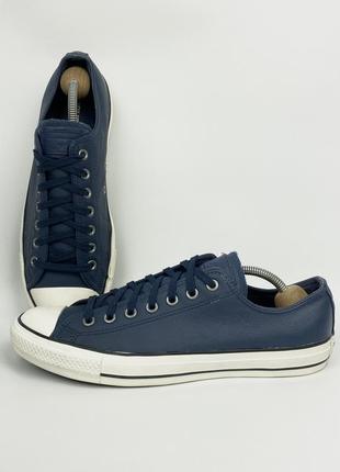 Кросівки / кеди converse all star blue 151115c шкіряні сині оригінал розмір 44 44.5