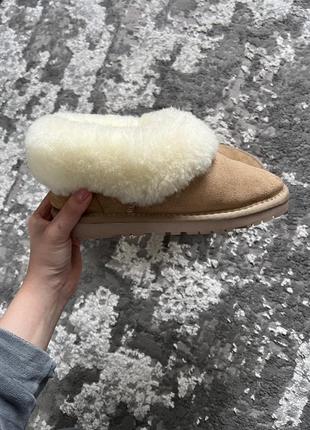 Замшевые угги с мехом