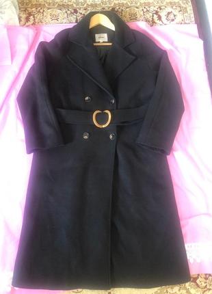 Пальто жіноче чорне koton, 38