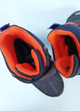 Зимние сапоги ботинки geox sentiero b wpf  колір: navy/orange2 фото