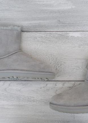 Ugg женские зимние замшевые сапоги серого цвета оригинал 39 размер1 фото