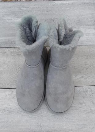 Ugg женские зимние замшевые сапоги серого цвета оригинал 39 размер3 фото