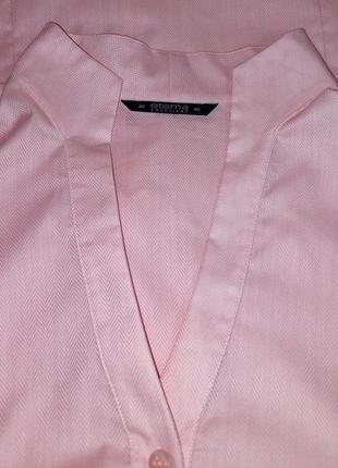 Шикарная приталенная рубашка розового цвета eterna excellent made in slovakia, 💯 оригинал6 фото
