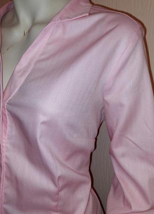 Шикарная приталенная рубашка розового цвета eterna excellent made in slovakia, 💯 оригинал3 фото