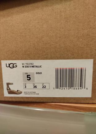 Босоножки ugg оригинал, новые5 фото