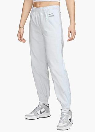 Штани nike sportswear air corduroy fleece miid-rise pants light blue dq6926-043