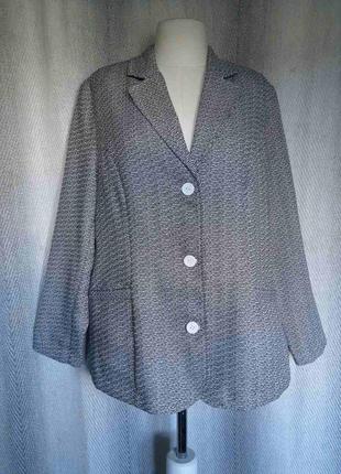 Женский пиджак, жакет, блайзер, большой размер, батал.2 фото