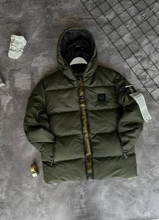 Зимняя мужская куртка stone island8 фото
