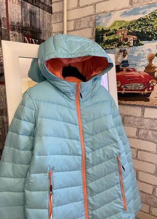 Классная демисезонная куртка outventure для девочки, 164см6 фото