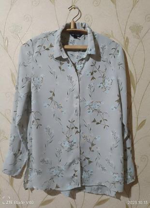 Сорочка з квітковим принтом