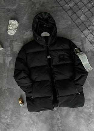 Зимняя мужская куртка stone island1 фото
