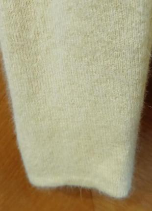 Брендовая теплая 70% ангора кофта с вышивкой винтаж р.m от county casual7 фото