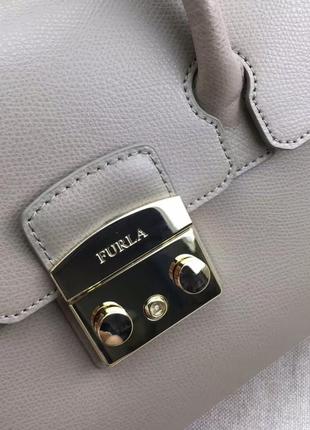 Шкіряна сумка furla metropolis9 фото