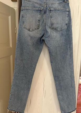 Zara джинсы на высокой посадке 34 р4 фото