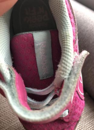 Кросівки reebok оригінал, кросівки на дівчинку 22 розмір, кросівки рожеві на дівчинку, взуття reebok, ціна без торгу!!!6 фото