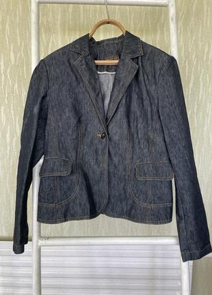 Джинсова накидка/жакет