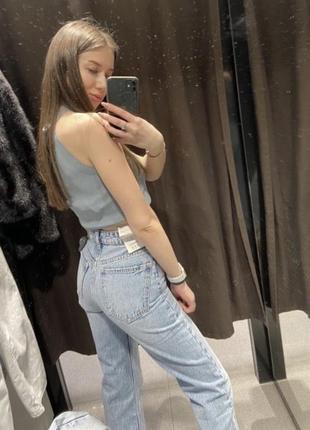 Прямі джинси zara