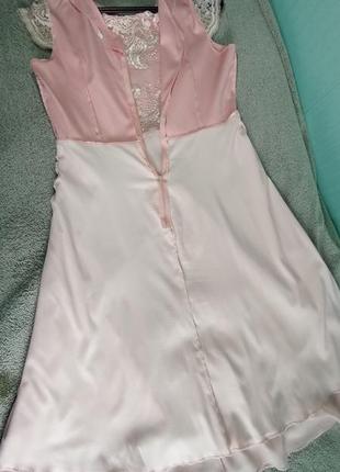 Вечернее платье цвета персик 🍑🩷5 фото