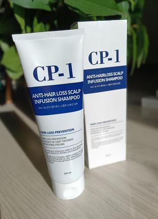 Шампунь для профилактики и лечения выпадения волос esthetic house cp-1 anti-hair loss scalp infusion shampoo