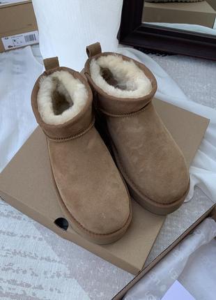 Ugg уггі classic mini 3 см6 фото