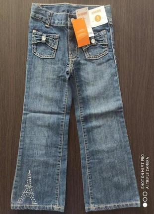 Джинси кльош  зі стразами gymboree рр.5 років