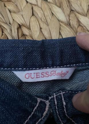 Оригинальная джинсовая курточка guess для девочки 9-12 мес5 фото