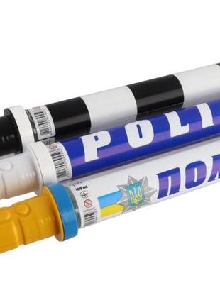 Мыльные пузыри палочка-меч полиция 160 мл 3 вида, u-7060