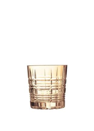 Набор стаканов низких luminarc "даллас. лондон", золотой мед, 300ml, 4шт/упак., p9312/1