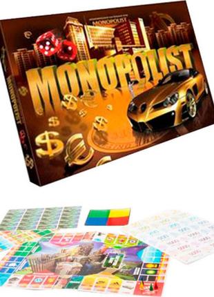 Настольная экономическая игра мала monopolist, рус, dtg101u1 фото