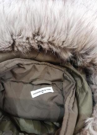 Классная стильная демисезонная евро зима куртка парка5 фото