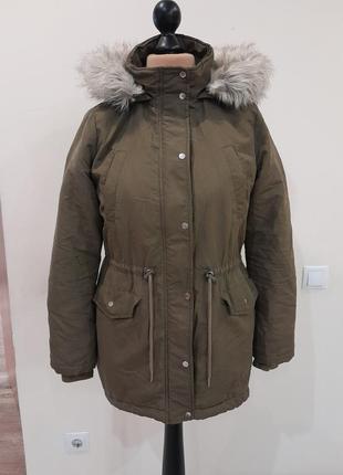 Классная стильная демисезонная евро зима куртка парка2 фото