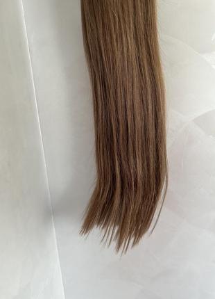 Натуральне волосся каштанове